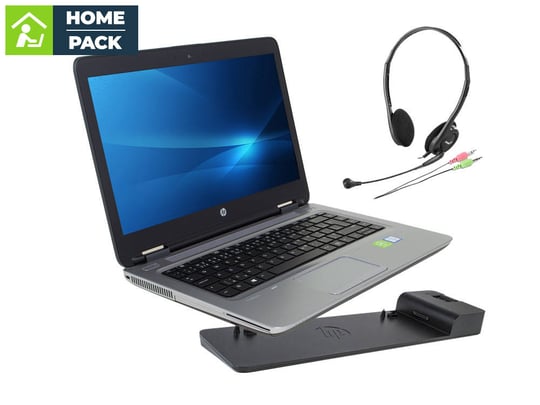 HP ProBook 640 G2 + HP 2013 Ultra Slim D9Y32AA dock station + Headset - 1523221 #1