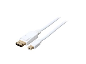 Replacement DisplayPort to mini DisplayPort M/M 1,8m White