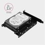 AXAGON RHD-P35, metal frame for 2x 2.5" HDD/SSD and 1x 3.5" HDD in PCI blank - 1610093 thumb #2