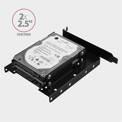 AXAGON RHD-P35, metal frame for 2x 2.5" HDD/SSD and 1x 3.5" HDD in PCI blank - 1610093 #3