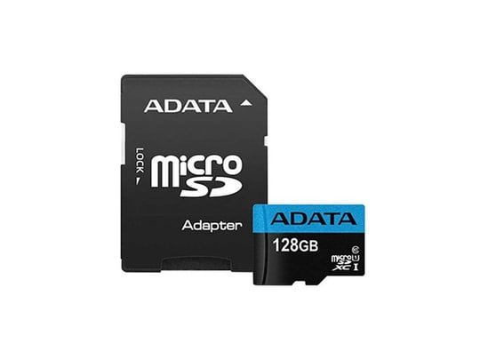 ADATA MicroSDXC 128GB UHS-I 100/25MB/s + adapter SD card - 1760002 #1