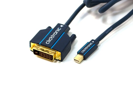 Clicktronic DVi to mini DP m/m 2m Blue Cable other - 1090034 (használt termék) #1