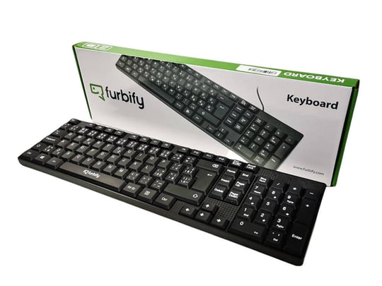 Furbify Klávesnica a Myš, USB Drôtové , SK-CZ Rozloženie + Podložka pod Myš  Keyboard and mouse set - 2260020 | furbify