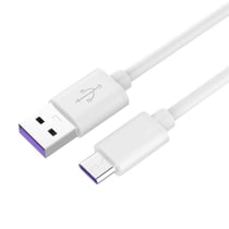 PremiumCord USB 3.1 C/M - USB 2.0 A/M, Type-c, Super Fast Charging 5A, White, 1m