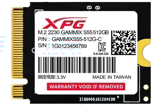 ADATA XPG GAMMIX S55 512 GB 2230 NVMe - 1850636 #1