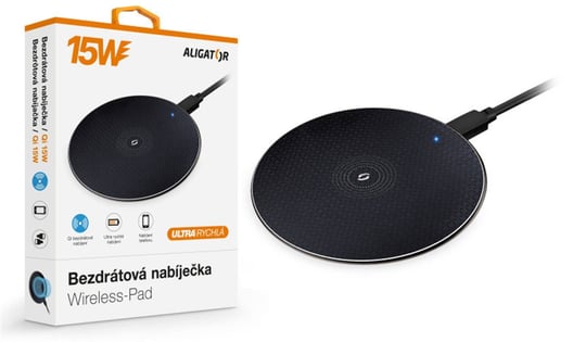 Aligator Wireless Charger Pad 15W Black - 2310017 #6