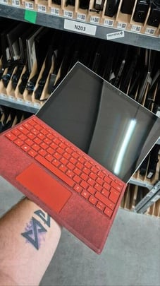 Microsoft Surface Pro 7 Platinum (8GB) (Touchscreen) (Red keyboard) (Quality: Bazár) - 15239386 #3