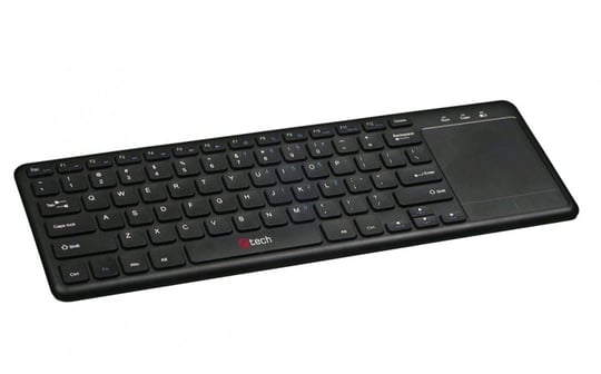 C-Tech Wireless Keyboard with Touchpad WLTK-01, Black, USB - 1380234 #1