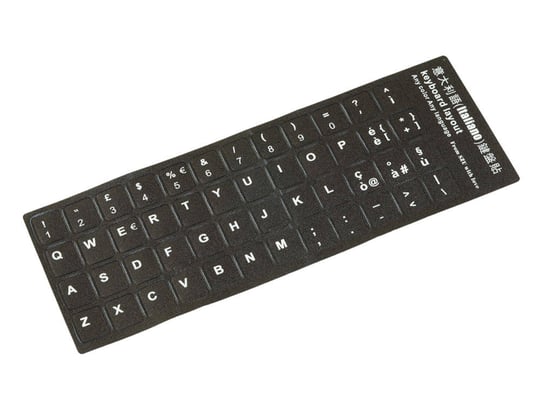 Furbify Italian layout - Black (Keyboard Sticker) - 1530012 #1