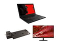 Lenovo ThinkPad T480 + Lenovo ThinkPad Ultra Dock (Type 40AJ) 135W Adapter + Lenovo ThinkVision T27i-10 27" IPS NEW Monitor - 15226654 thumb #0
