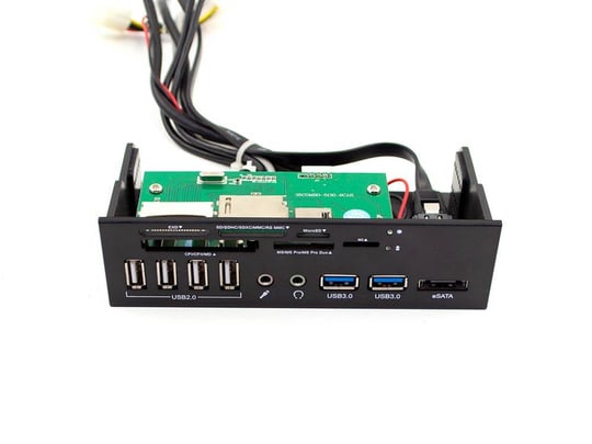 Replacement Icy Box Multiport  Front Panel IB-863 5.25" - 1610040 #2