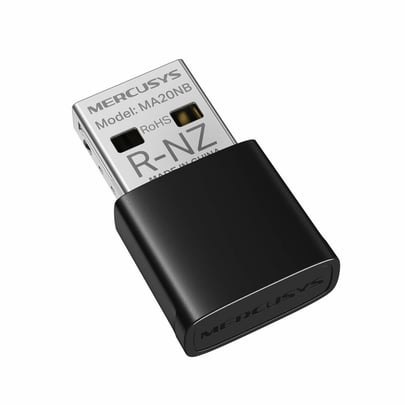 Mercusys MA20NB AC650 Nano WiFi Bluetooth USB Adapter Black - 2020031 #1