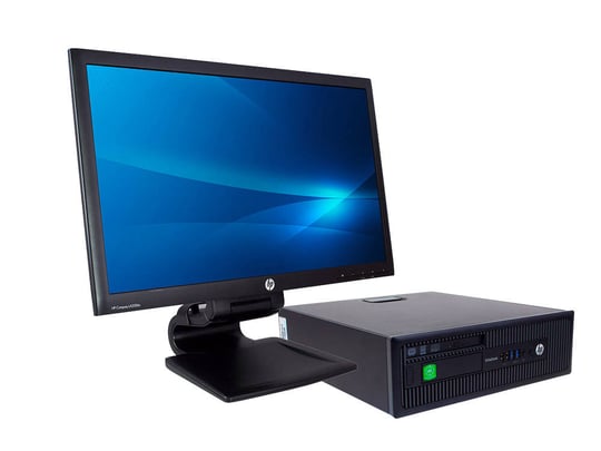 HP EliteDesk 800 G1 SFF + 23" HP Compaq LA2306x Monitor (Quality Silver) - 2070441 #1