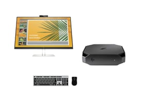 HP Z2 Mini G4 Workstation + Monitor HP E27d G4 Docking Monitor