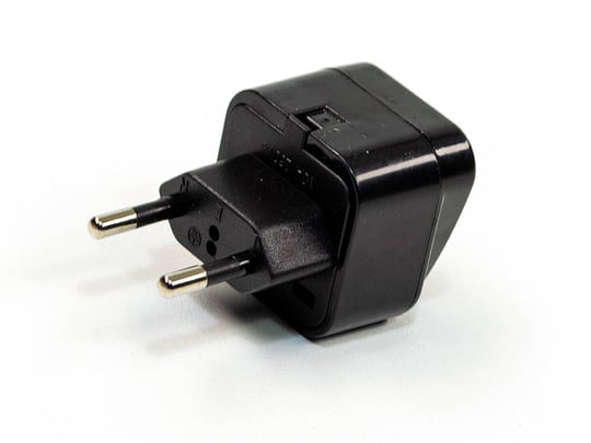 Replacement Power Plug Adapter, US, UK, SWISS to Europe - 1720036 #2