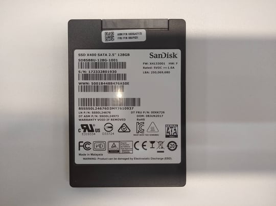 SanDisk 120GB 2,5" X400 - 1850226 #1