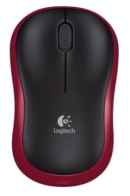 Logitech Wireless Mouse M185 nano Red - 1460198 #2