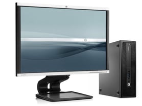 HP EliteDesk 800 G2 SFF + 24" HP LA2405x Monitor