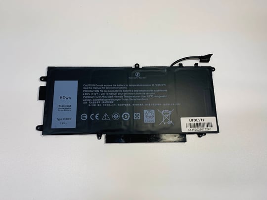 Replacement for Dell Latitude 5289 2-in-1, 7389 2-in-1, 7390 2-in-1, E5289 2-in-1, L3180 Series Notebook akkumulátor - 2080160 #4