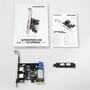AXAGON PCEU-232VL, PCIe Card 2+2x USB 3.2 Gen 1 Port, UASP, With LP Adapter PCI express card - 1630008 thumb #6