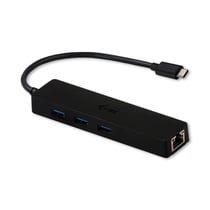 AXG HUE-S2BP: USB 3.0 4-port hub, 4xA USB-A cable, power supply unit, 120 cm  at reichelt elektronik