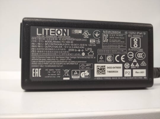 LITE-ON 65W Replacement for Acer 5,5 x 2,5mm, 19V - 1640197 #1