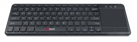 C-Tech Wireless Keyboard with Touchpad WLTK-01, Black, USB - 1380234 #2