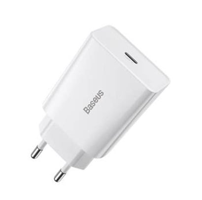 Baseus CCFS-SN02 Speed mini charger, USB-C, 20W, White, Without cable  Smartphone charger - 2310013 | furbify