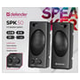 Defender Reproduktor SPK 50, 2.0, 6W, Black, Volume Control, 3,5 Jack, USB - 1840025 thumb #2