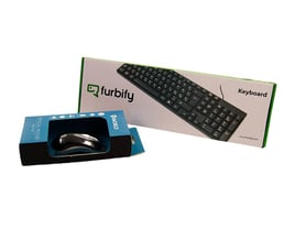Furbify Billentyűzet és (4World) Egér, USB Kábel, Magyar Kiosztás