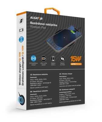 Aligator Wireless Charger Pad 15W Black - 2310017 #2