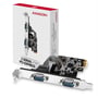 AXAGON PCEA-S2N, PCIe - 2x Serial port (RS232, RS-232) 250 kbps, Adapter LP - 1630012 thumb #0