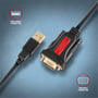 AXAGON ADS-1PSN, USB-A 2.0 - serial RS-232 DB9-M Prolific adapter / cable 1.5m - 1720053 thumb #1