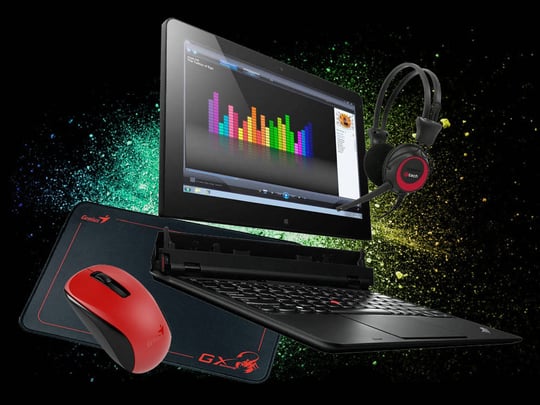 Lenovo [Black Friday] ThinkPad Helix ( 1st Gen ) + Headset MHS-02 + Genius Wireless Mouse NX-7005 USB Red + Mouse pad GX-Speed P100 - 1525116 #1