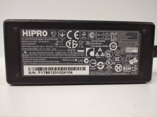 HIPRO 30W 5,5 x 1,7mm 19V Acer - 1640165 #3