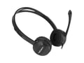 Natec headphones with microphone CANARY, black - 1350036 thumb #2