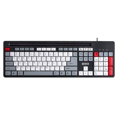 Marvo KB005, US, Classic, wired, Red - Black - 1380244 #1