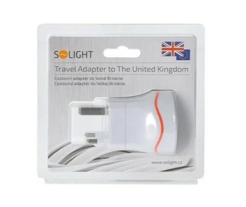 Solight PA01-UK (UK to EU adapter 230V) - 1720061 #1