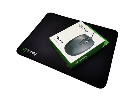 Furbify USB Wired Mouse + Mouse Pad, Standard Size (280 mm x 215 mm), Non-Slip - 1460111 #1