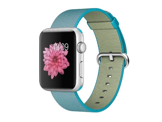 Apple Watch Sport (1st gen) 42mm Silver Aluminium Scuba Blue Nylon Band (A1554) - 2350008 #1