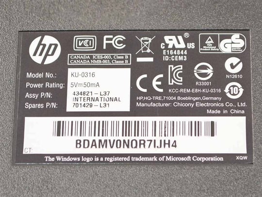 HP EU KU-0316 - 1380121 #3