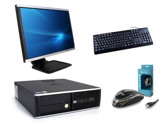 HP Compaq 8000 Elite SFF + 22" Monitor HP LA2205wg + Billentyűzet & Egér  Komplett PC - 2070153 | furbify