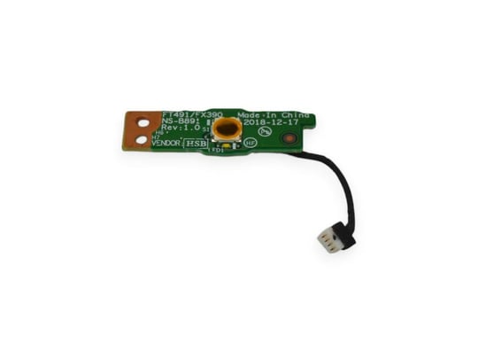 Lenovo for ThinkPad T490s, Power Button Board With Cable (PN: 01YN264, NS-B981, DC02002AQ10) - 2630437 #3