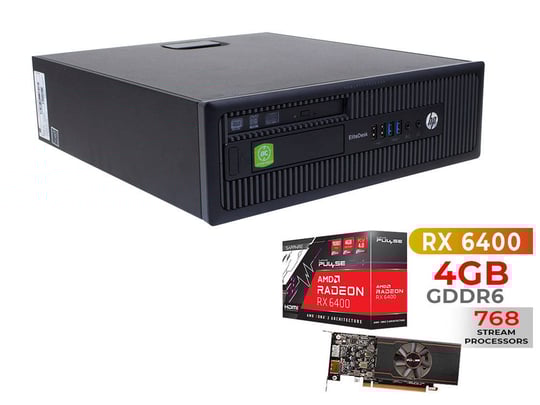 HP EliteDesk 800 G1 SFF + AMD RX6400 - 1607537 #1