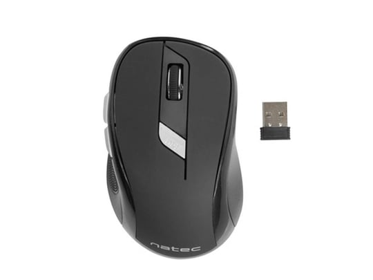Natec Dove 1600 DPI, Wireless mouse, Black - 1460052 #1