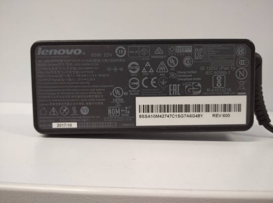 Lenovo 65W 5,5 x 2,5mm, 20V Power adapter - 1640203 (használt termék) #1