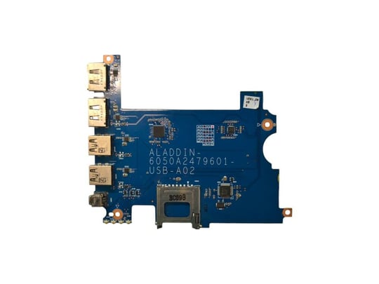 HP for EliteBook 8770w, USB, eSATA, DP, FireWire Board (PN: 6050A2479601) - 2630430 #2