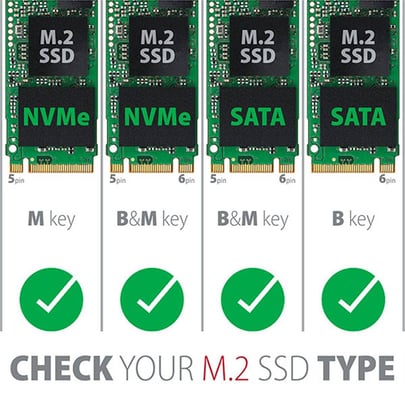 AXAGON PCEM2-D, PCIe x4 - M.2 NVMe M-key + SATA B-key slot adapter, vč. LP - 1630006 #4