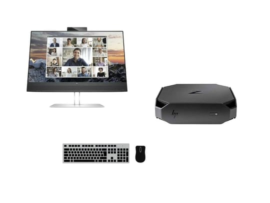 HP Z2 Mini G4 Workstation + Monitor HP E24m G4 USB-C Conferencing Monitor - 2070782 #1