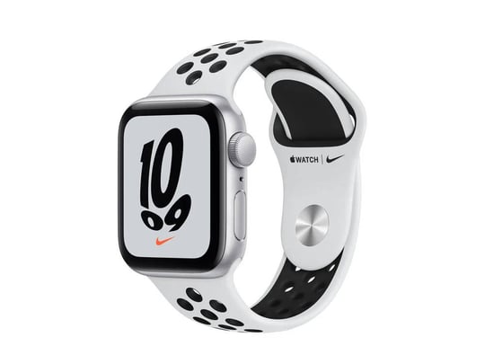 Apple Watch SE 40mm Silver Aluminium Case Pure Platinum/Black Nike (A2356)  Smartwatch - 2350021 | furbify